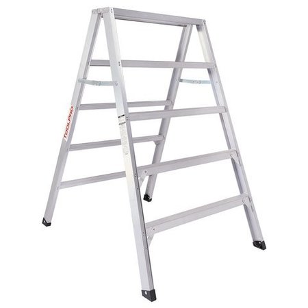 TOOLPRO 5 ft. Aluminum Flat-Top Sawhorse Ladder TP20325